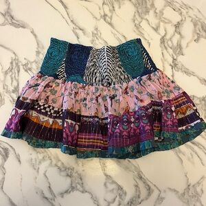 Colorful Patchwork Women's Skirt
